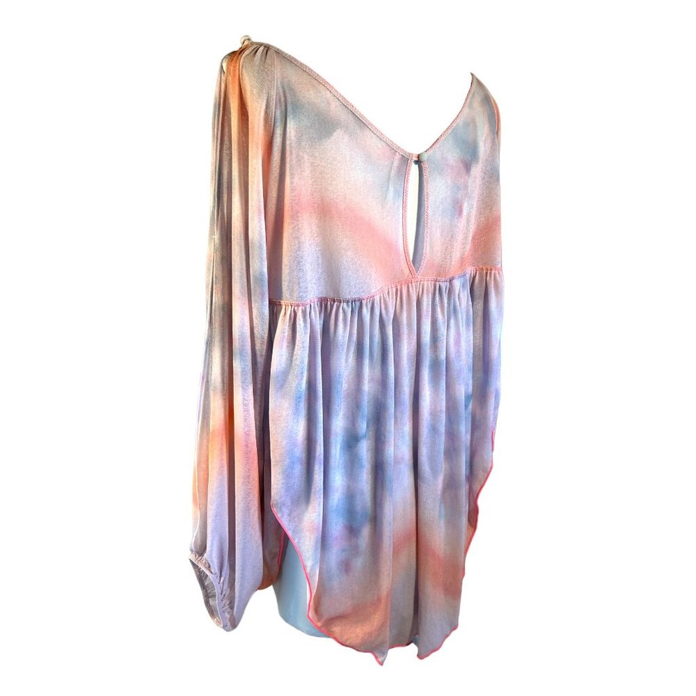 Free People Shirt Womens Size XS Lone Sleeve Babydoll - Picture 3 of 11